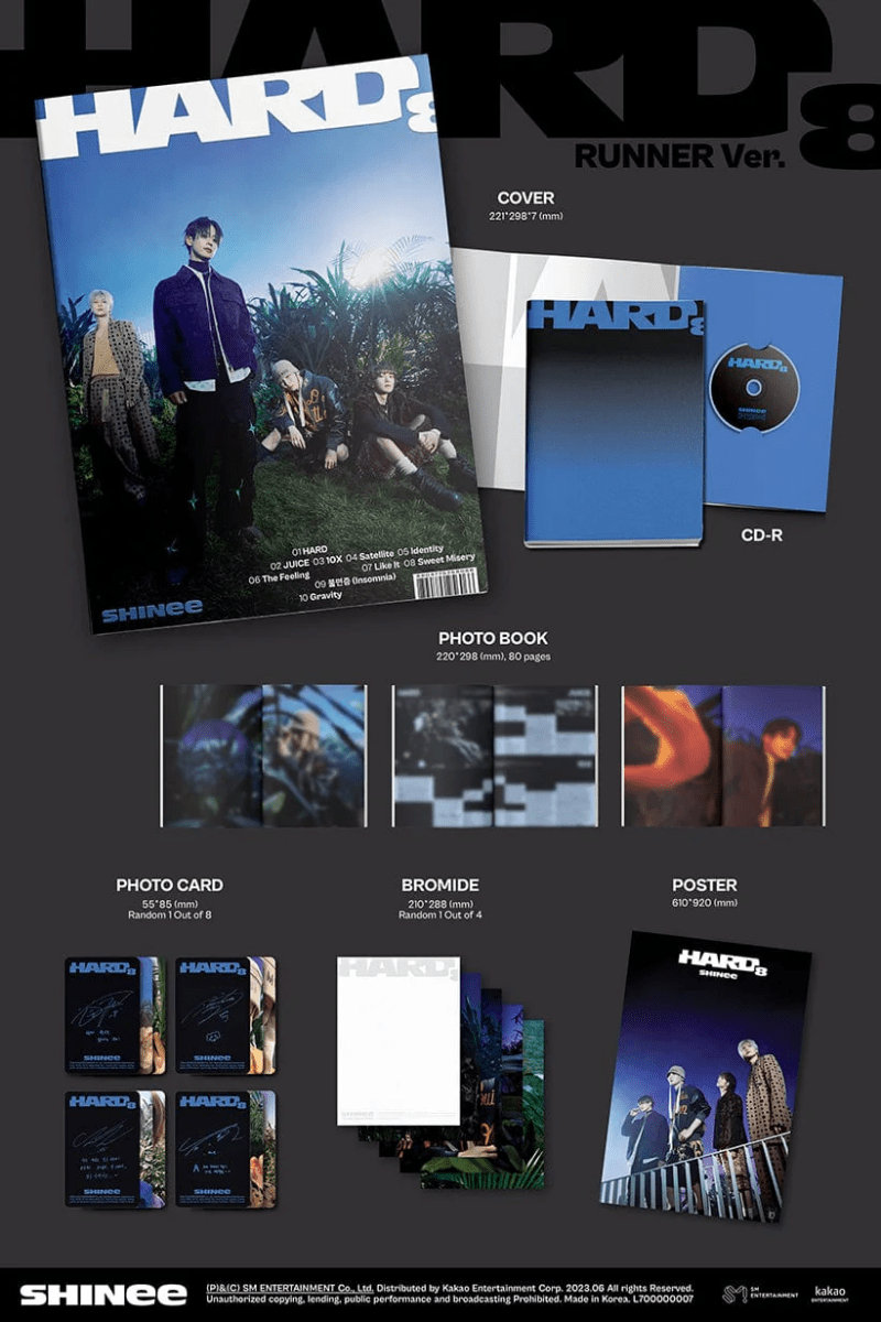 Album – SHINee - HARD The 8th Album (Photo Book Ver.) | SM Entertainment | K - Boo
