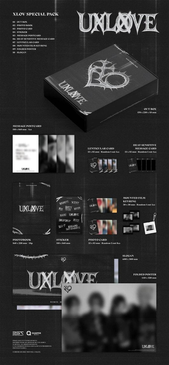 Album – XLOV – 1st Mini Album UXLXVE (SPECIAL PACK) | 257 Entertainment | K - Boo