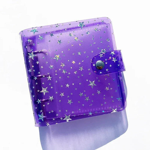 Binder – Binder A6 Morado de estrellas brillantes | K - Boo | K - Boo