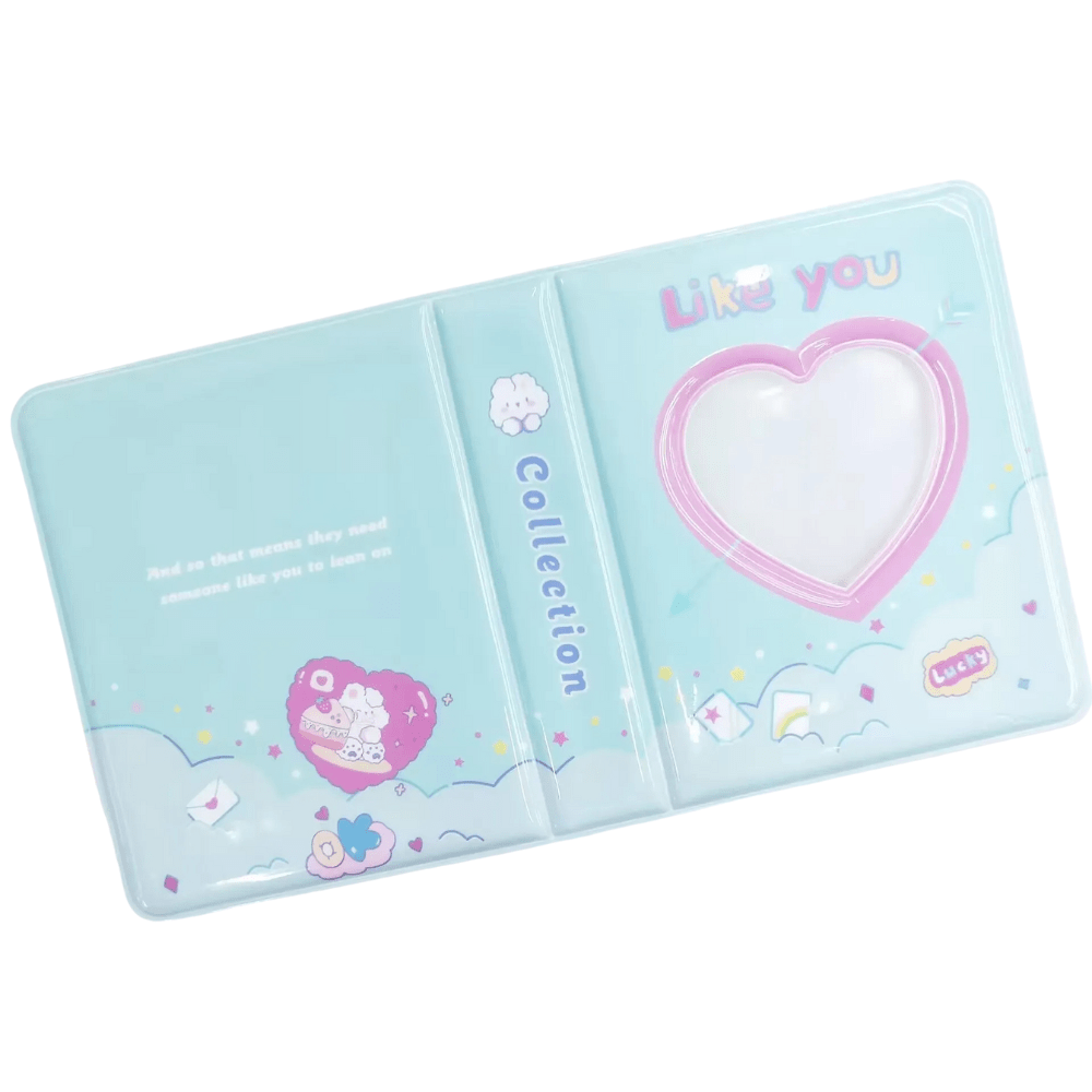 Sleeves – Mini Álbum / binder de photocard A7 LIKE YOU verde agua | K - Boo | K - Boo