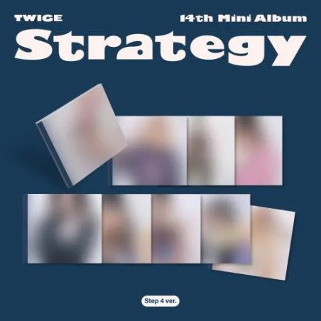 TWICE - 14th Mini Album [STRATEGY] (Step 4 Ver.) (9 TYPE Random)