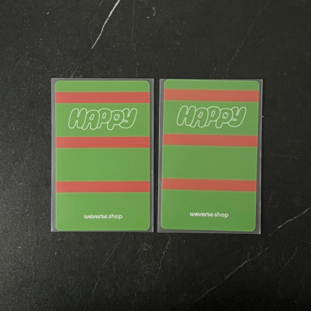 Jin (BTS) - 1st Solo Album [HAPPY] - Weverse POB Photocards