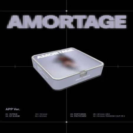 JISOO - mini album [AMORTAGE] (APP Ver.)