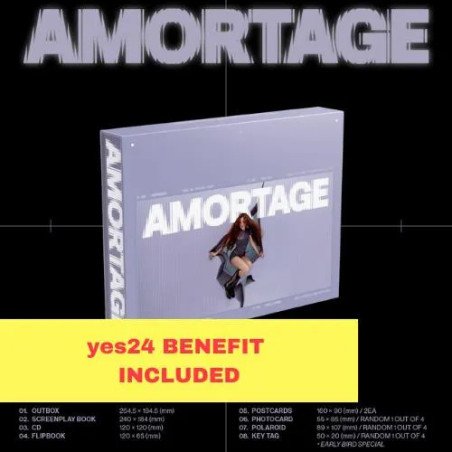 (yes24) JISOO - mini album [AMORTAGE] (EXCLUSIVE EDITION)