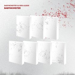 BABYMONSTER - BABYMONSTER 1st MINI ALBUM [BABYMONS7ER] (YG TAG ALBUM VER.)  Random