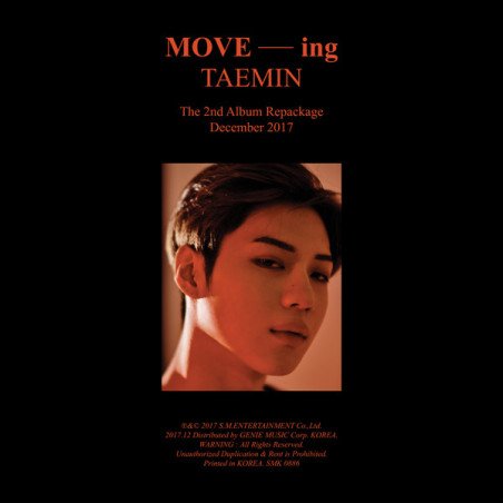 TAEMIN (SHINee) - VOL.2 Repakage Album [MOVE-ING]