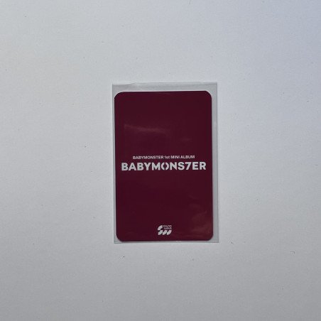 Official photocard LUCKY DRAW - BABYMONSTER - 1st MINI ALBUM [BABYMONS7ER] PHOTOBOOK VER.