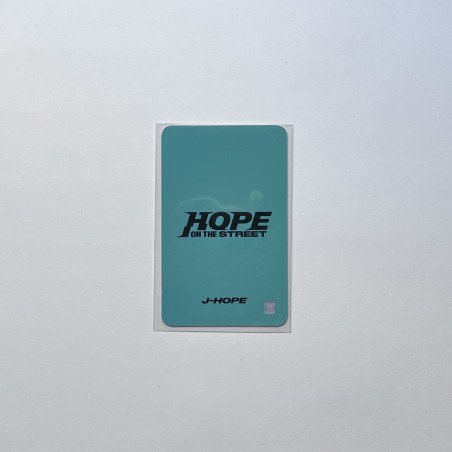 Official photocard Soundwave  Lucky Draw Event  - J-HOPE - [HOPE ON THE STREET VOL.1]