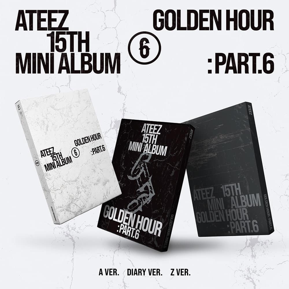 ATEEZ GOLDEN HOUR : Part.6 A Ver. / Diary Ver. / Z Ver. | K-BOO