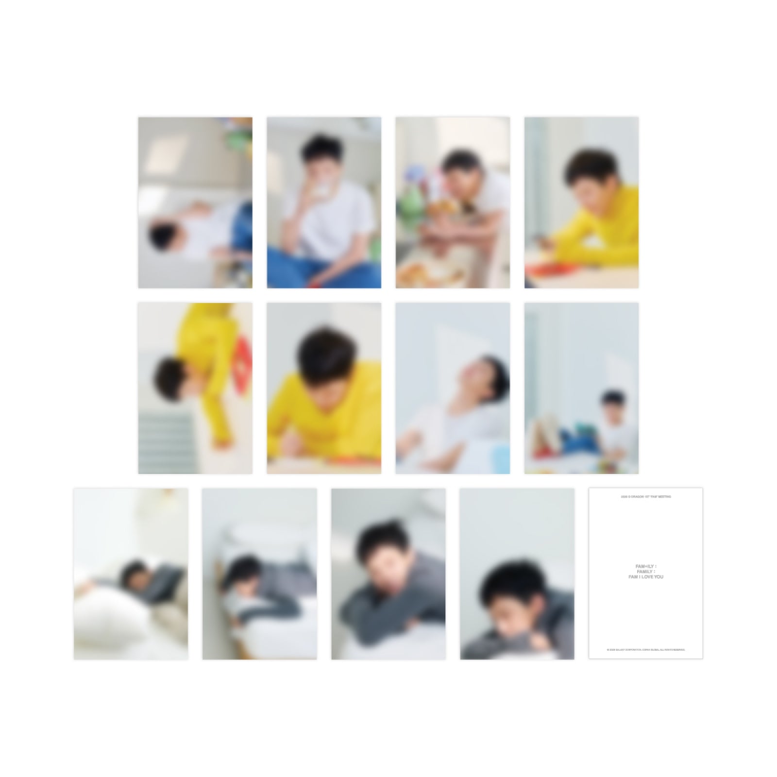G-DRAGON Postcard Set FAM Meeting 2026 Official MD | K-BOO