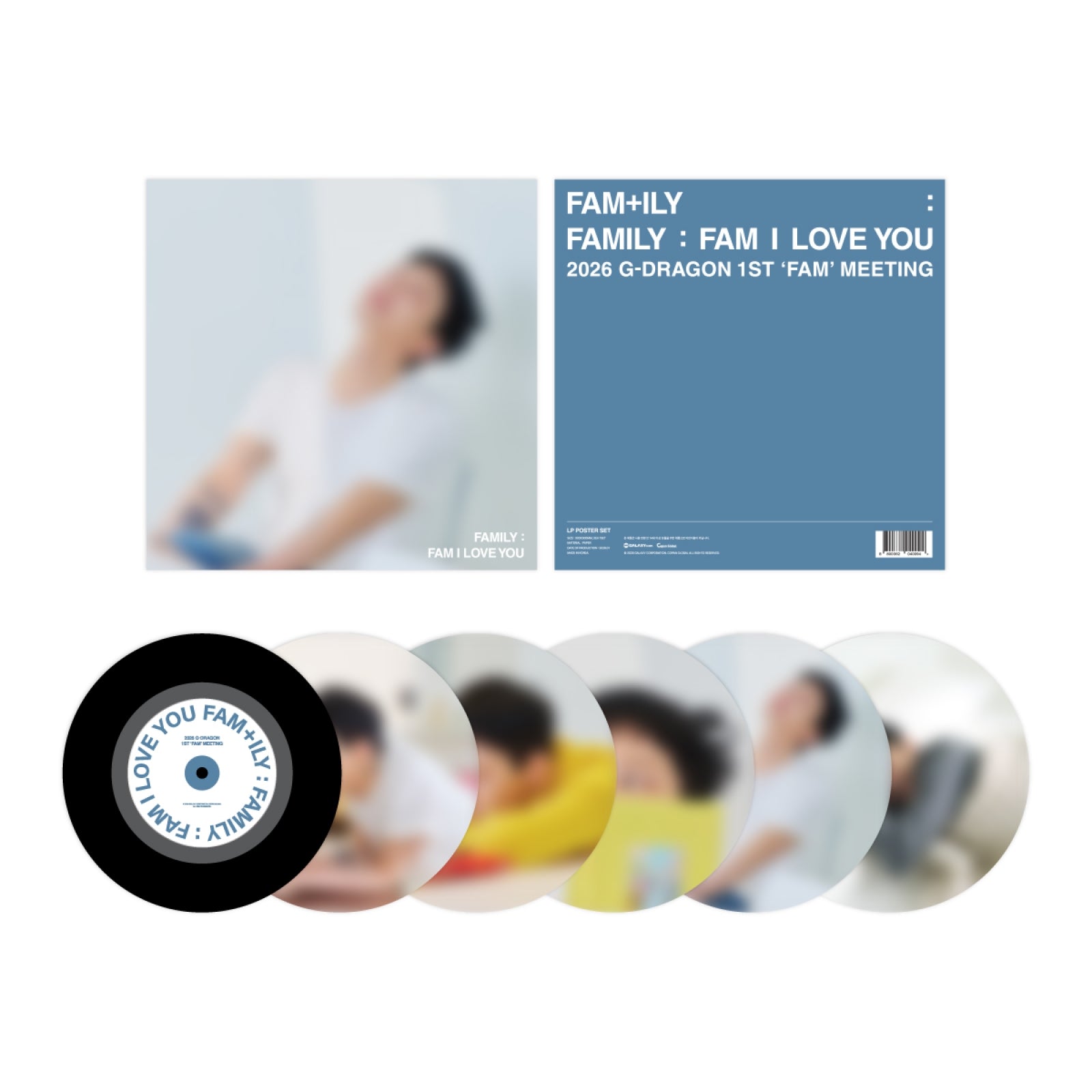 G-DRAGON LP Poster Set FAM Meeting 2026 Official MD | K-BOO