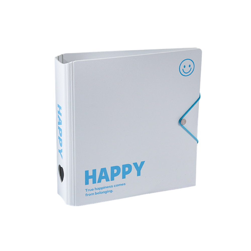 Álbum / binder A5 para Photocards Kpop HAPPY – 4 Compartimentos por Hoja