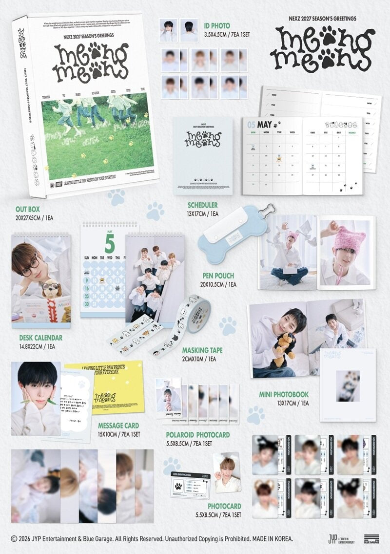 NEXZ 2027 Season's Greetings meong meong
