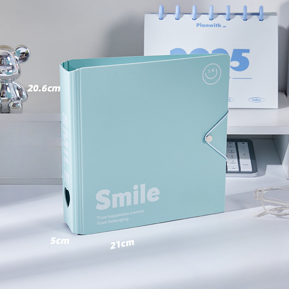 Álbum / binder A5 para Photocards Kpop SMILE – 4 Compartimentos por Hoja