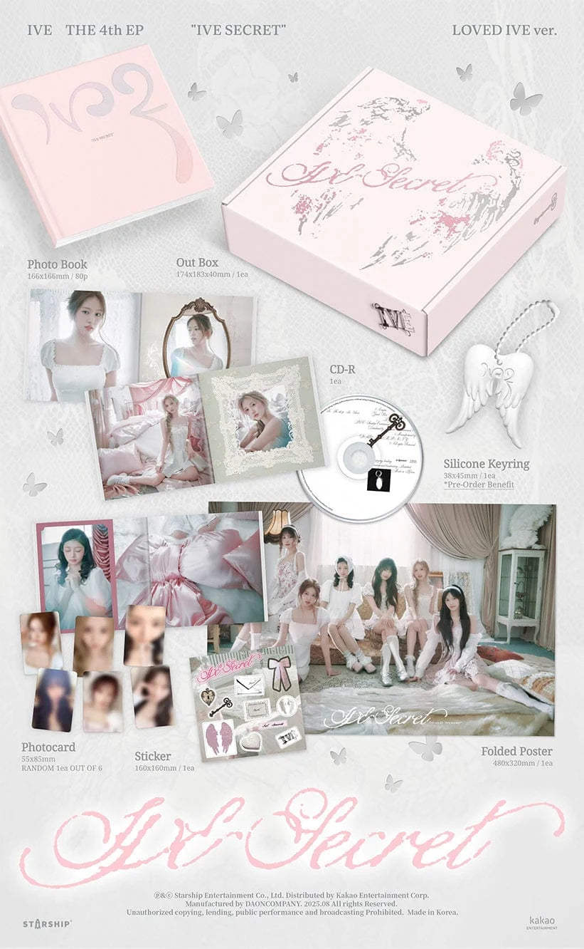 IVE - 4th Mini Album [IVE SECRET] (LOVED IVE Ver.)