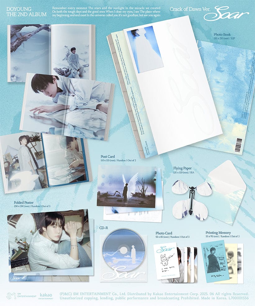 (Vorbestellung) DOYOUNG (NCT) - 2. ALBUM [Soar] (Crack of Dawn-Version)
