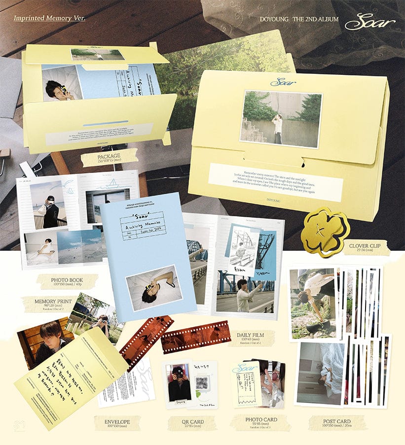 (Vorbestellung) DOYOUNG (NCT) - 2. ALBUM [Soar] (Imprinted Memory-Version)