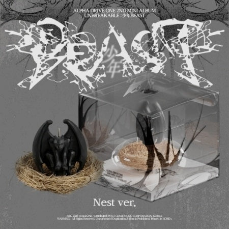 ALPHA DRIVE ONE - 2nd Mini Album [UNBREAKABLE : 少年BEAST] (Nest Ver. Limited) kpop — K-BOO