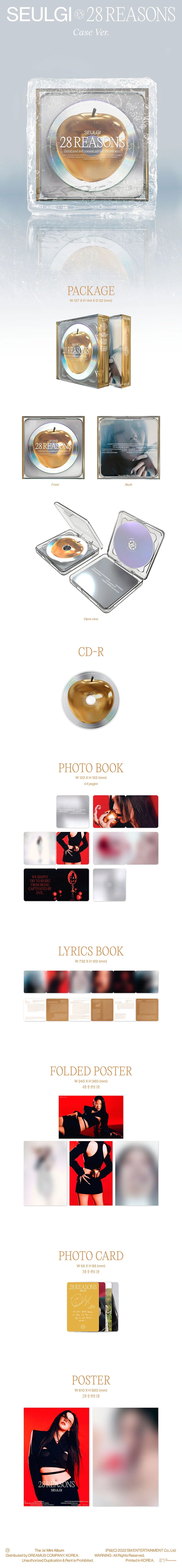 SEULGI - Le 1er Mini Album [28 Reasons] (Case Ver.)