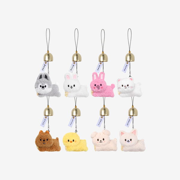STRAY KIDS 2026 World Tour RUN IT SKZOO Plush Door Bell Keyring | K-BOO