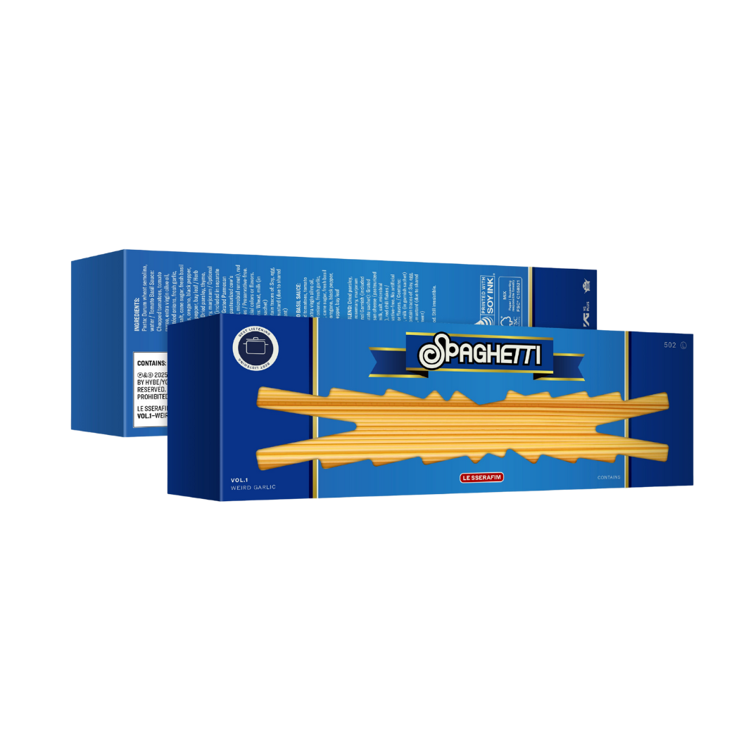 LE SSERAFIM – 1st Single Album ‘SPAGHETTI’ (Weird Garlic / Knocking Basil / Cheeky Neon Pepper)