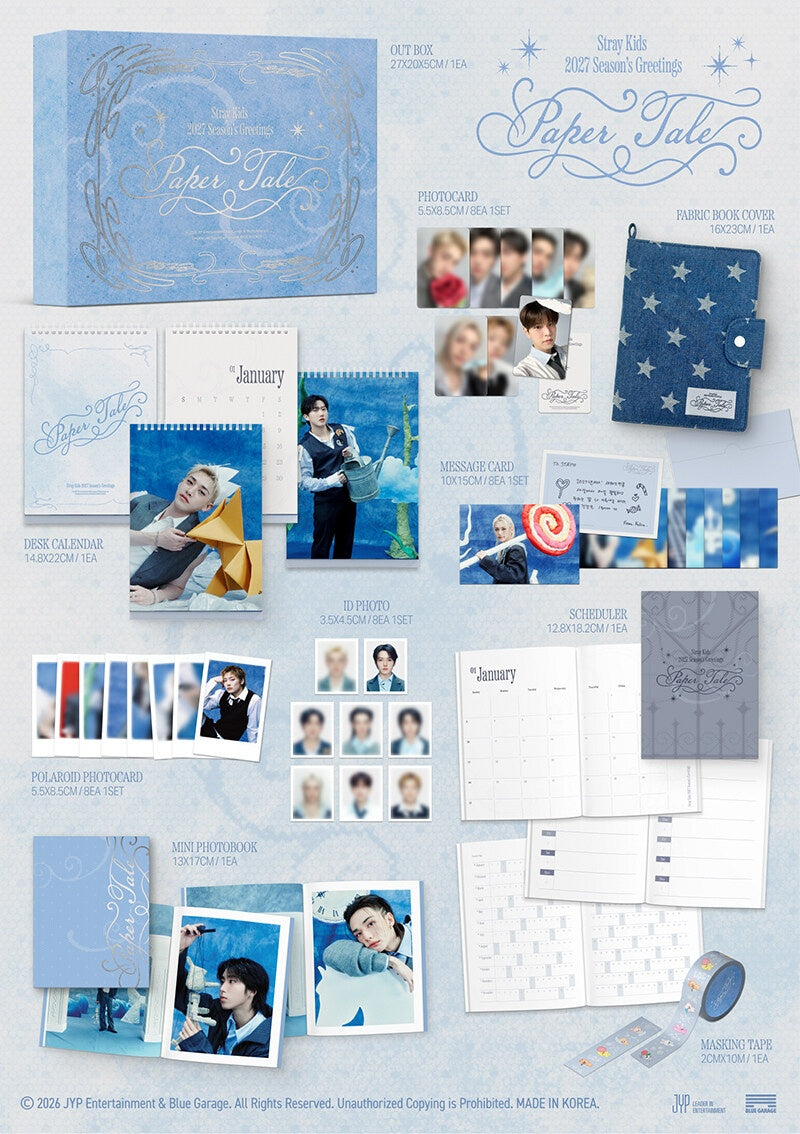 Stray Kids 2027 Season's Greetings Paper Tale