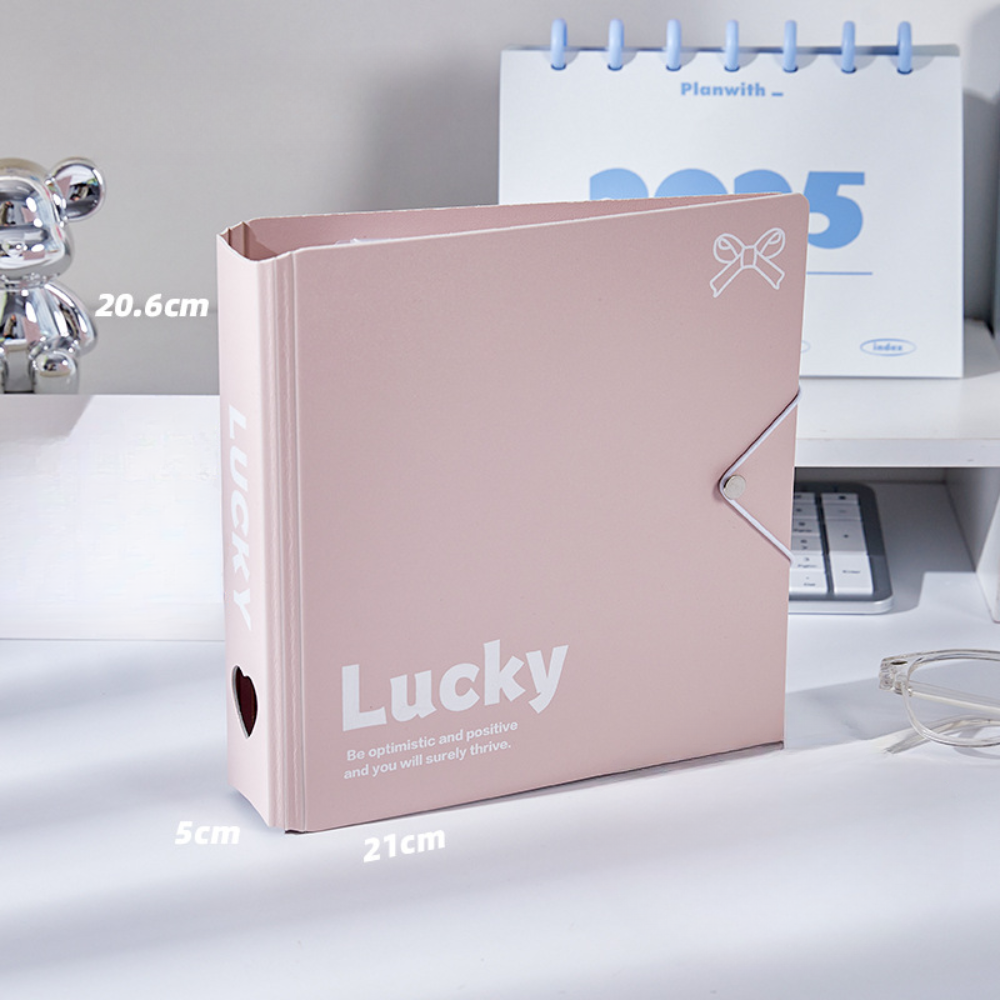 Álbum / binder A5 para Photocards Kpop LUCKY – 4 Compartimentos por Hoja