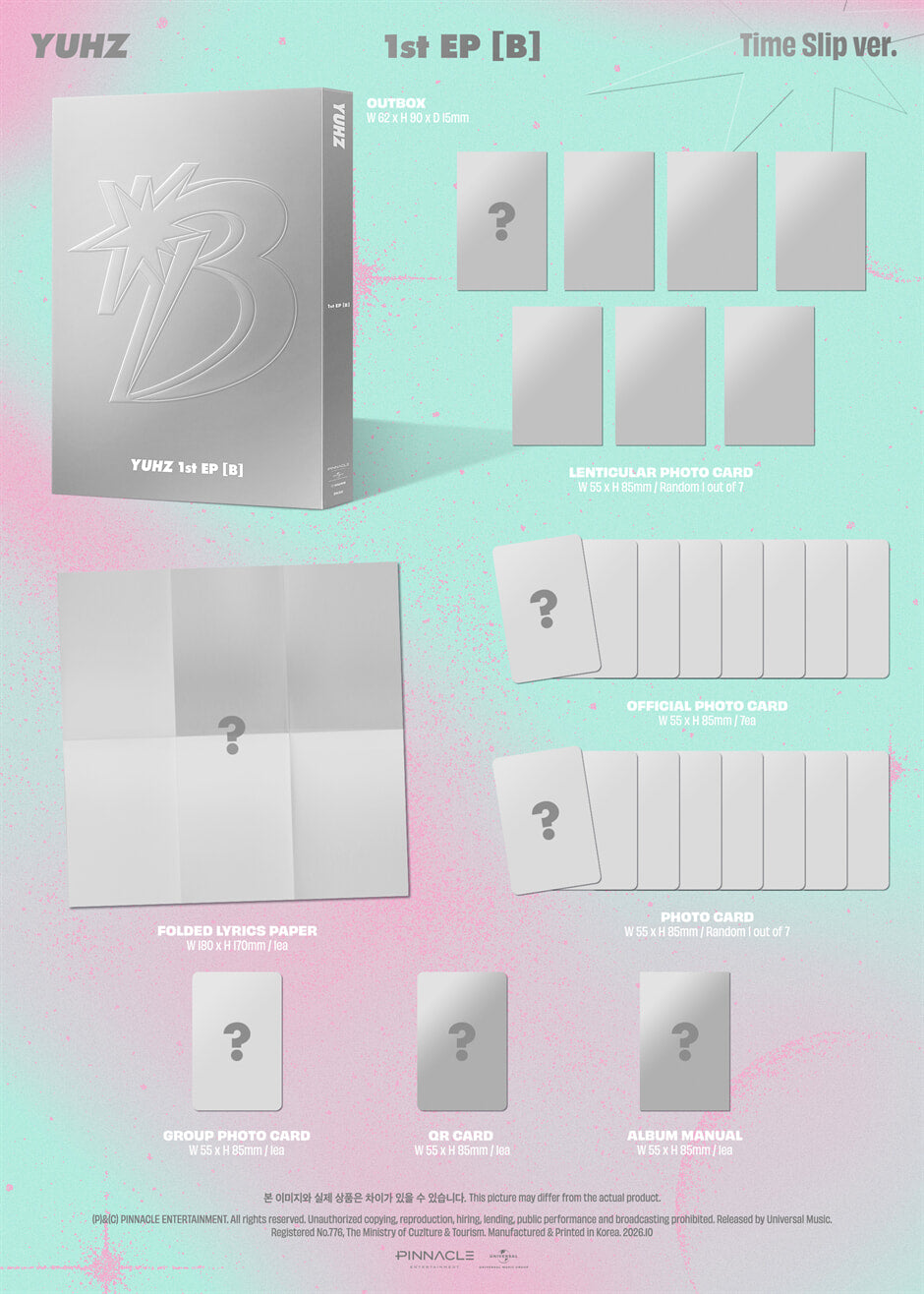 YUHZ 1st EP [B] (Time Slip Ver.) | K-BOO