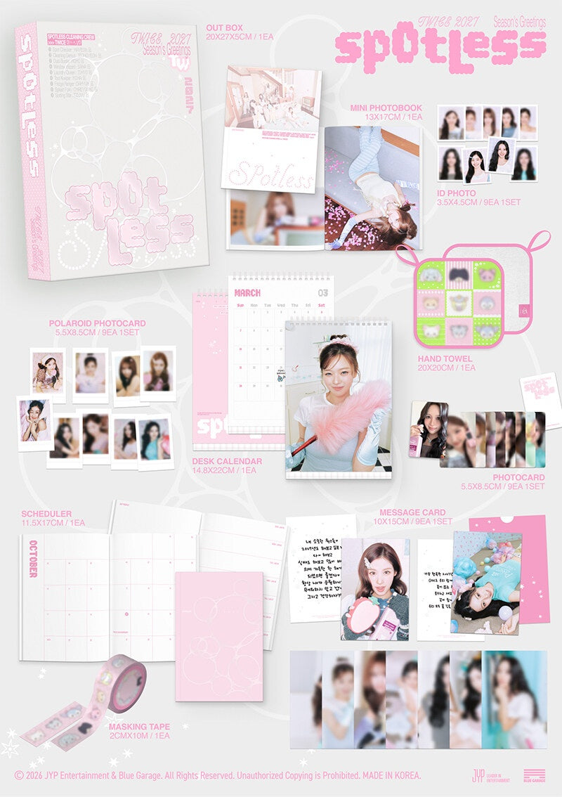 TWICE 2027 Season's Greetings Spotless