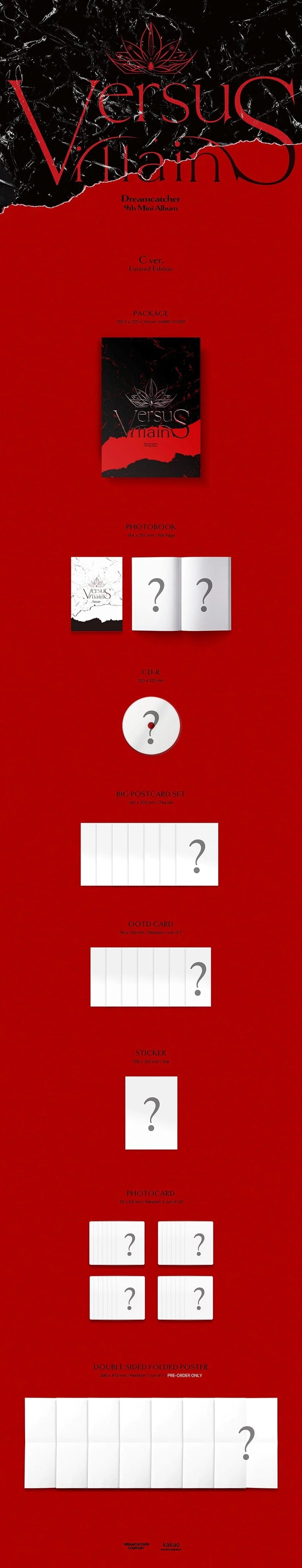 DREAMCATCHER - 9. Mini Album VillainS (Limitierte Edition)