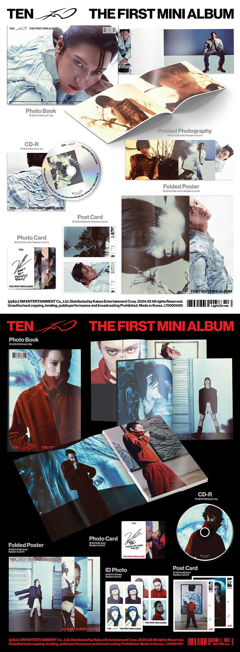 WayV TEN - TEN 1st Mini Album (Photobook Ver.) | K-BOO