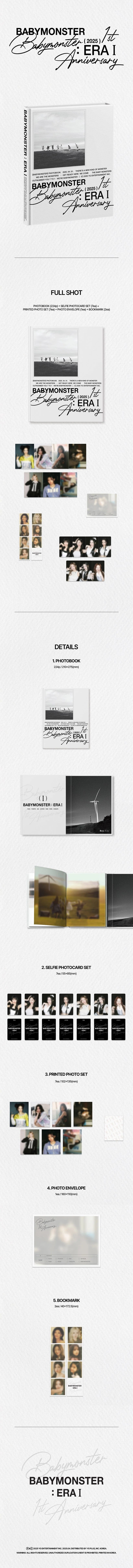BABYMONSTER - ERA l Photobook per il 1° anniversario delle BABYMONSTER
