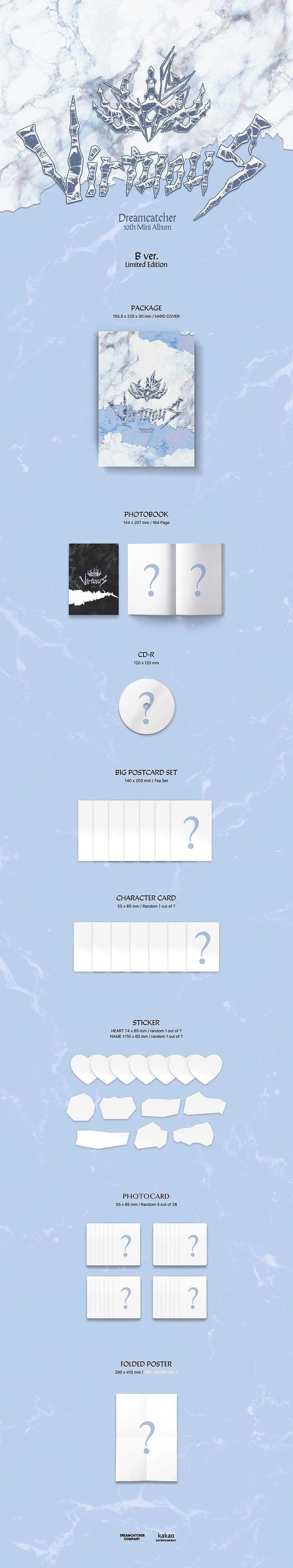 Dreamcatcher – 10. Mini Album VirtuouS (Limitierte Edition)