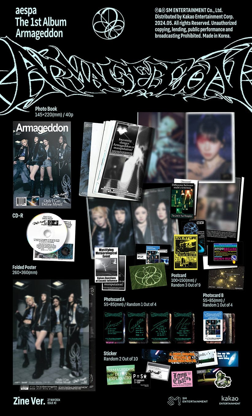 aespa - 1° album completo [Armageddon] (Zine Ver.)