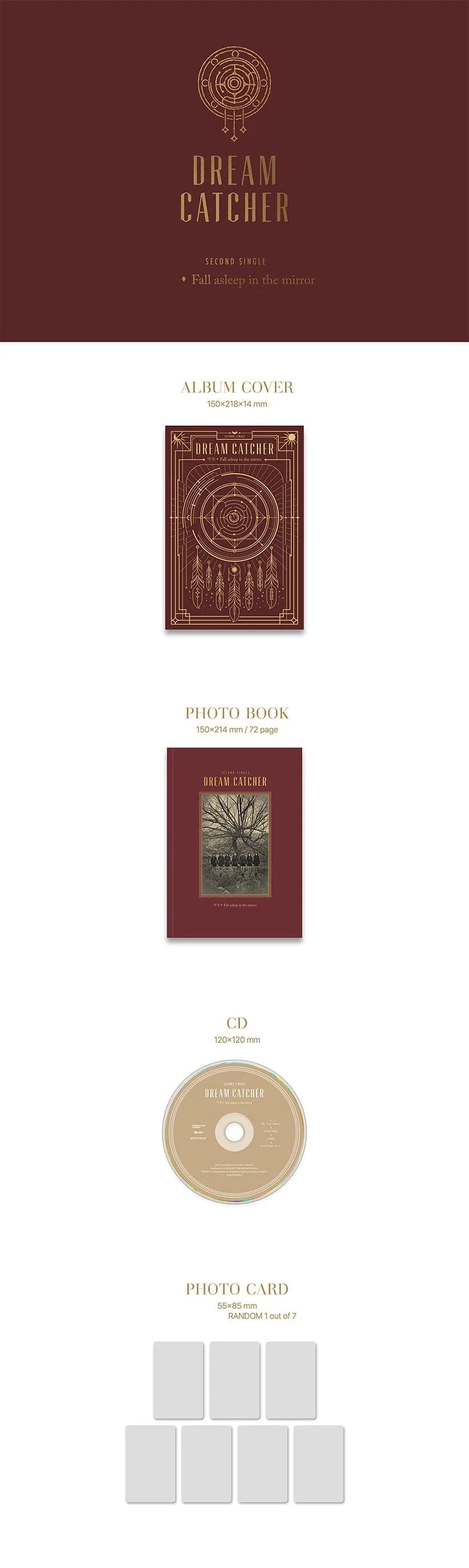 Dreamcatcher – 2. Single Album – Fall Asleep in the Mirror