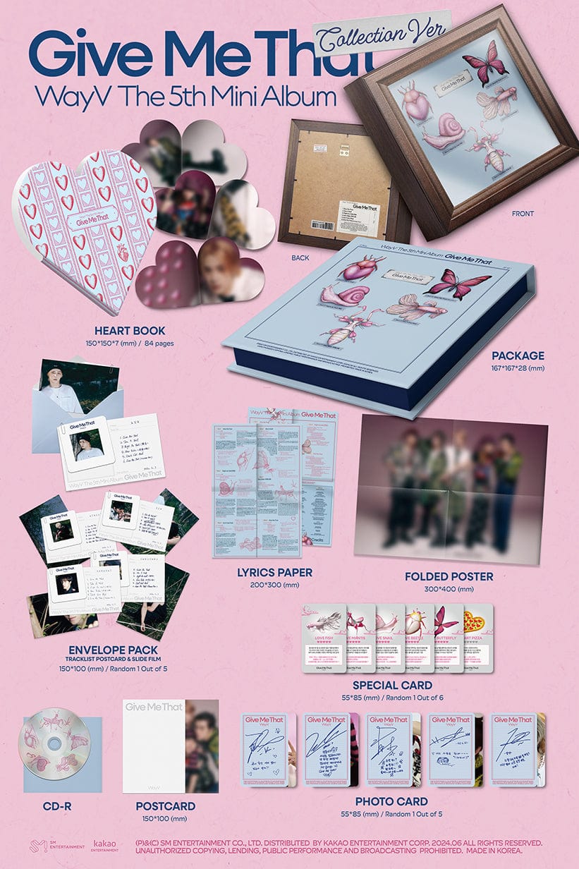 WayV - Give Me That 5th Mini Album (Box Ver.) | K-BOO