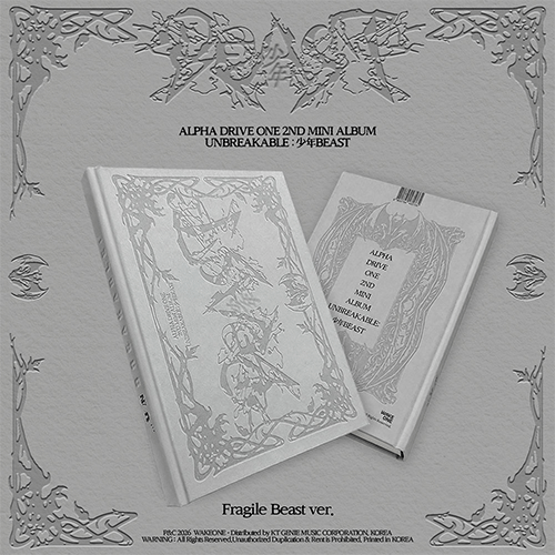 ALPHA DRIVE ONE - 2nd Mini Album [UNBREAKABLE : 少年BEAST] (Fragile Beast Ver.) kpop — K-BOO