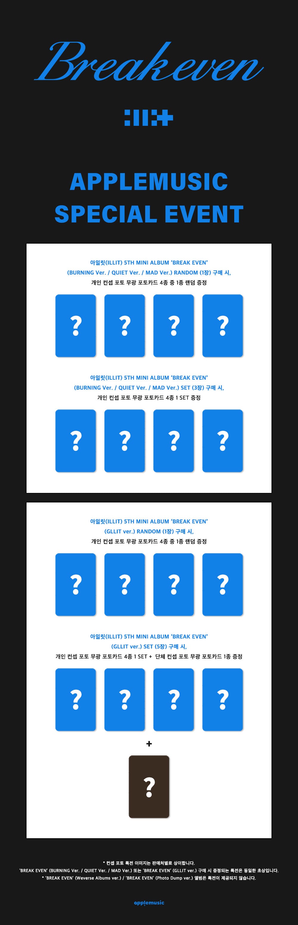 ILLIT 5th Mini Album [BREAK EVEN] | K-BOO