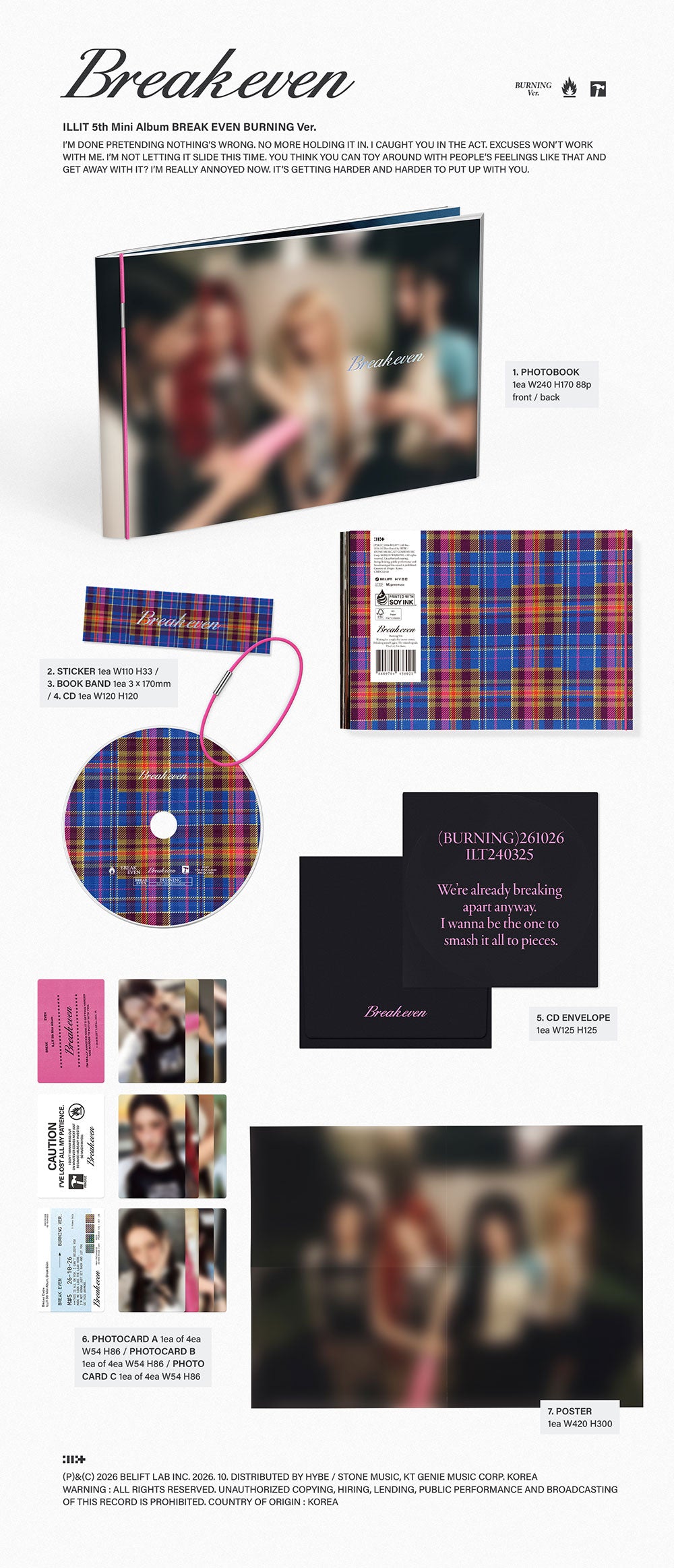 ILLIT 5th Mini Album [BREAK EVEN] | K-BOO