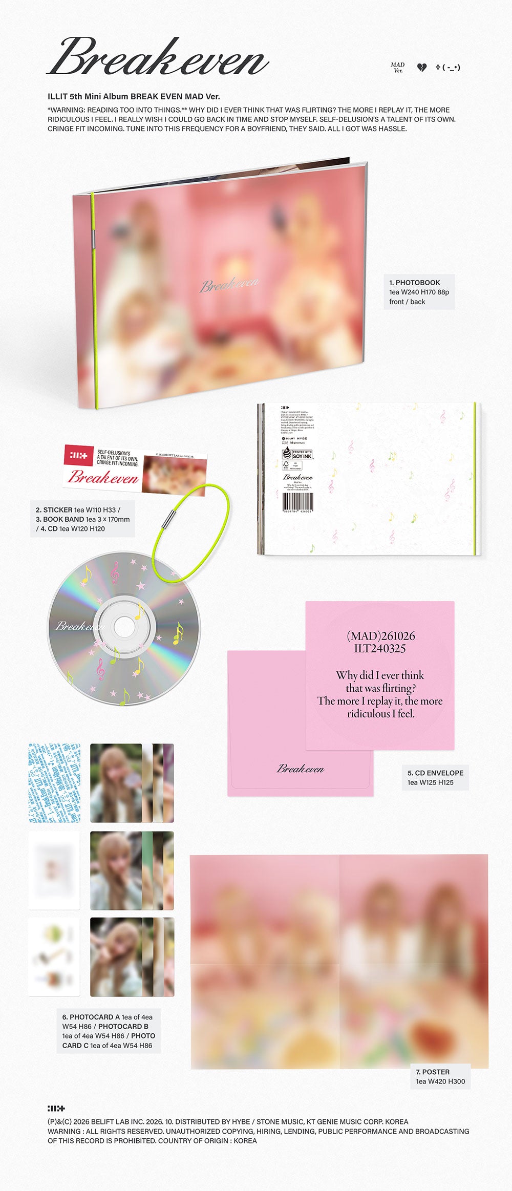 ILLIT 5th Mini Album [BREAK EVEN] | K-BOO