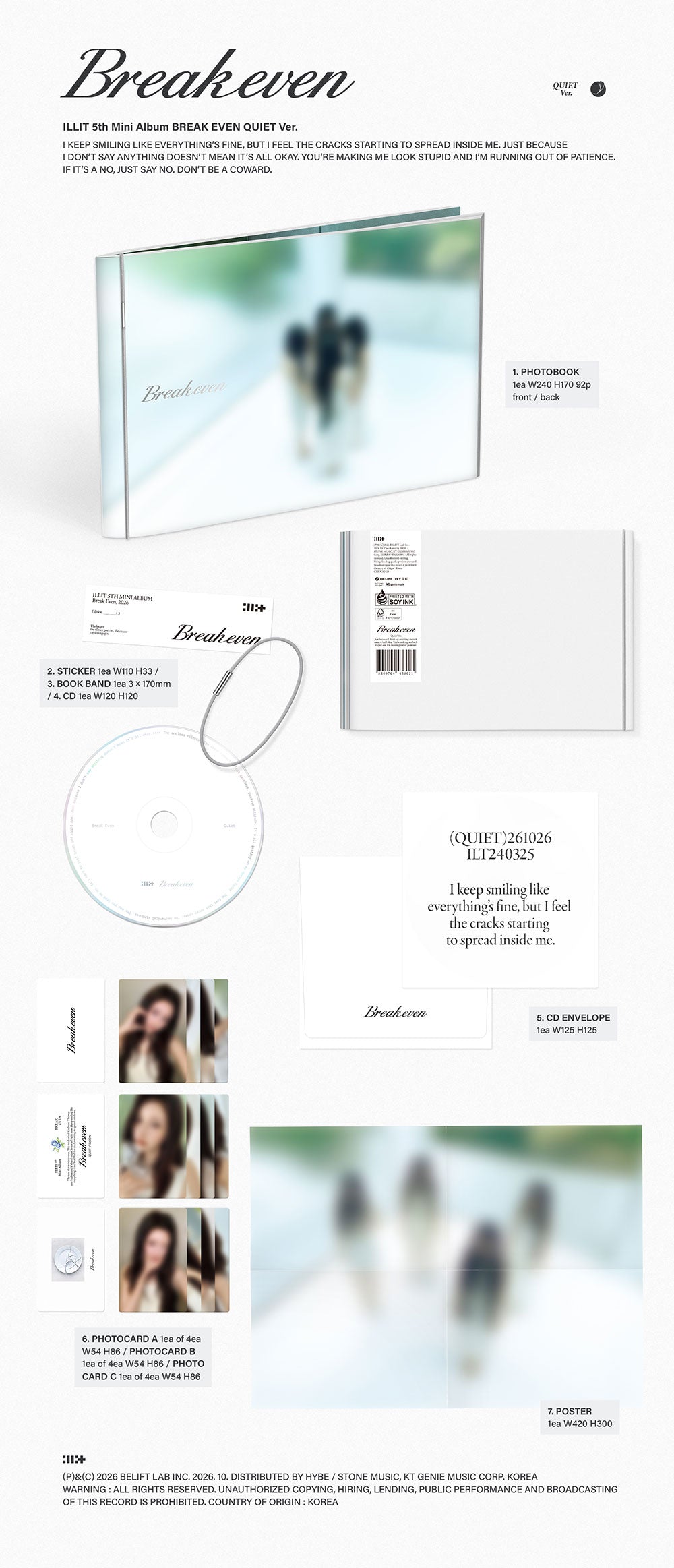 ILLIT 5th Mini Album [BREAK EVEN] | K-BOO