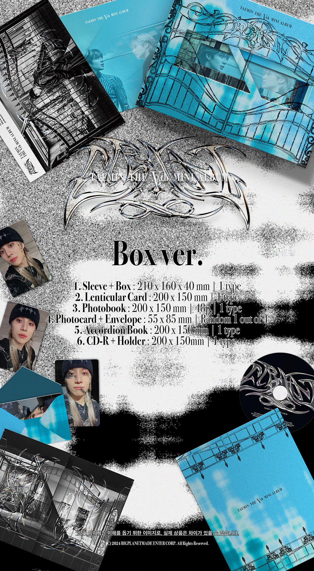 TAEMIN - 5ème Mini Album [ETERNAL] (Version Boîte)