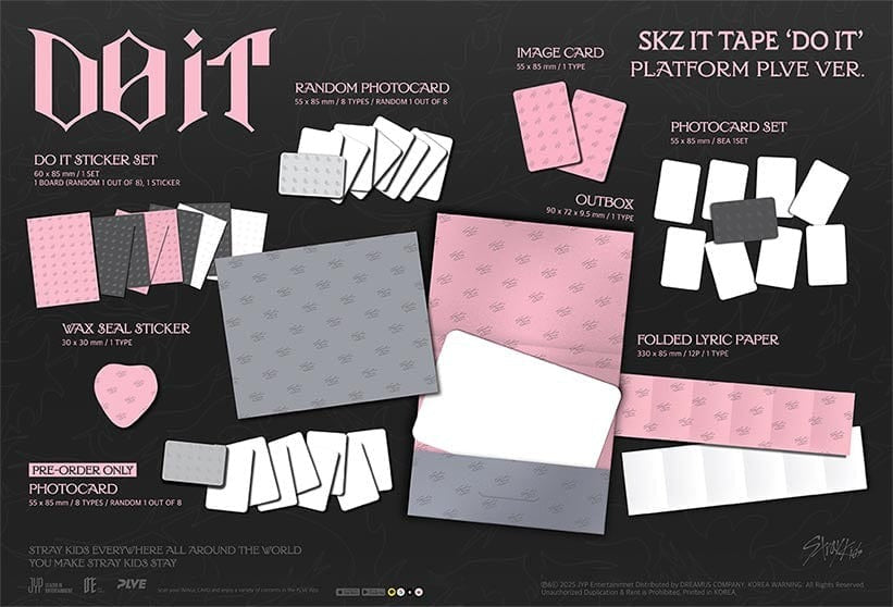 (distintas POBs disponibles) Stray Kids - SKZ IT TAPE 'DO IT' (PLATFORM PLVE VER.)