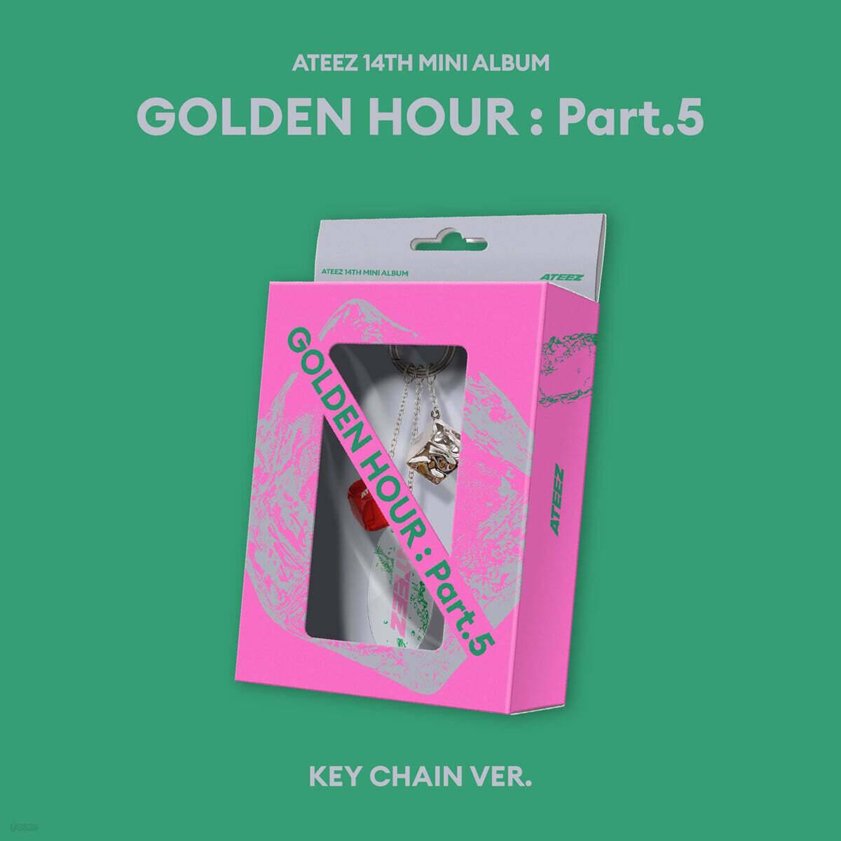 ATEEZ GOLDEN HOUR Part.5 Key Chain Ver. 14th Mini Album | K-BOO