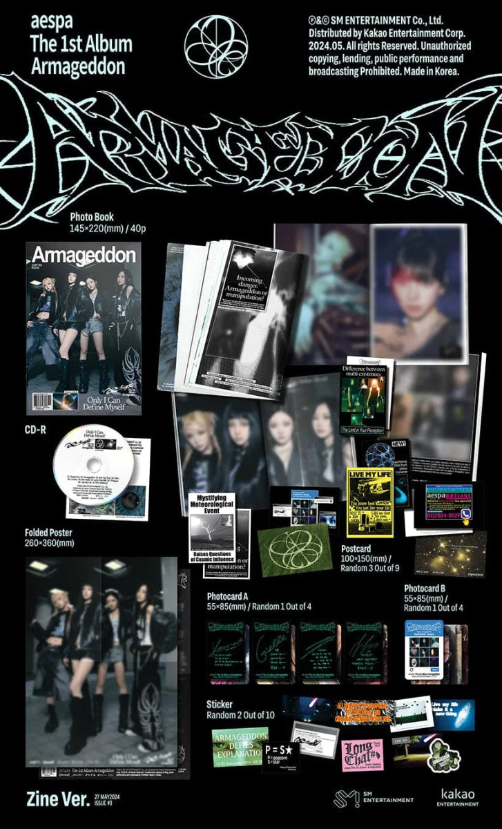 Album – aespa - 1st full album [Armageddon] (Zine Ver.) | SM entertainment | K - Boo