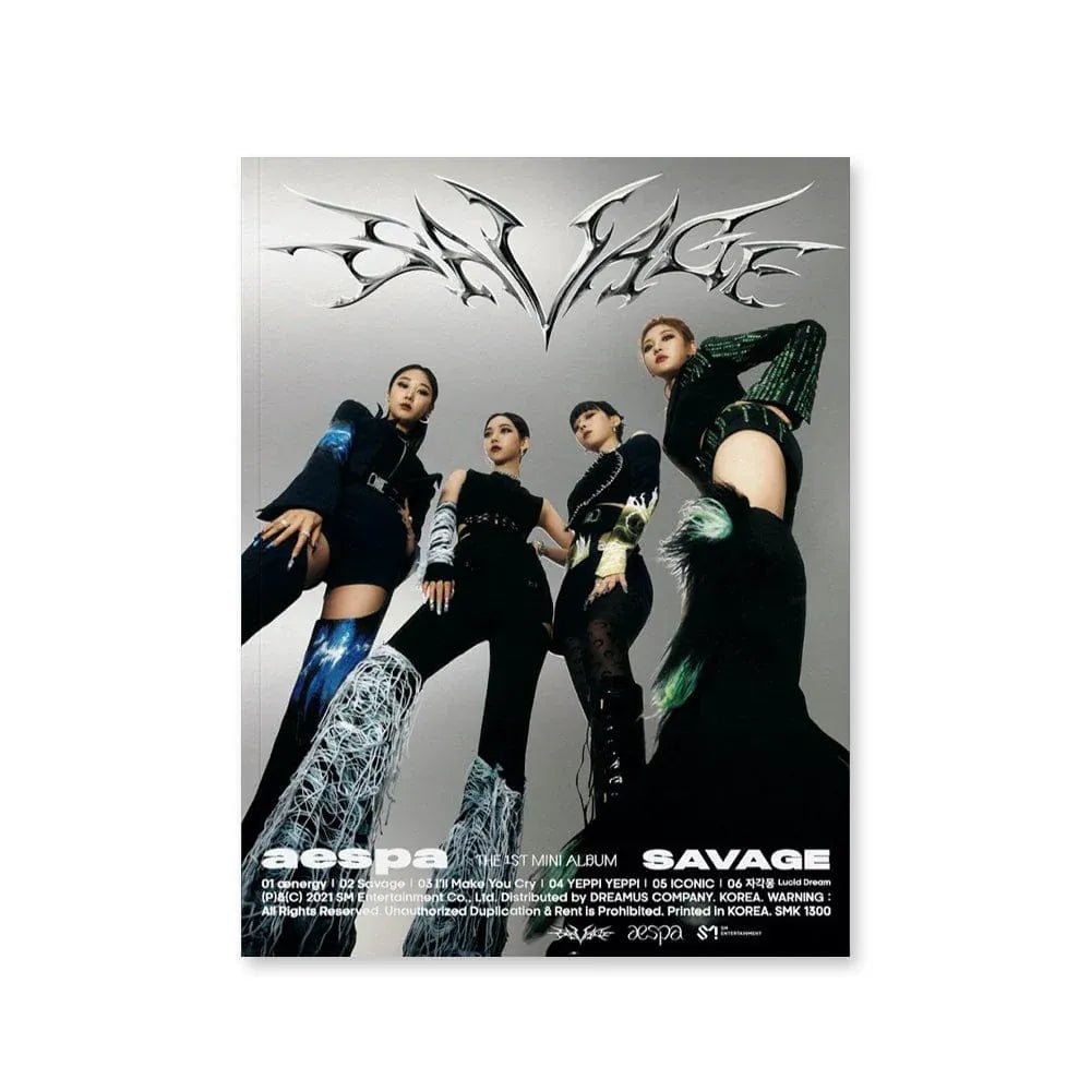 Album – aespa - 1st Mini Album [SAVAGE] (HALLUCINATION QUEST Ver.) | SM entertainment | K - Boo