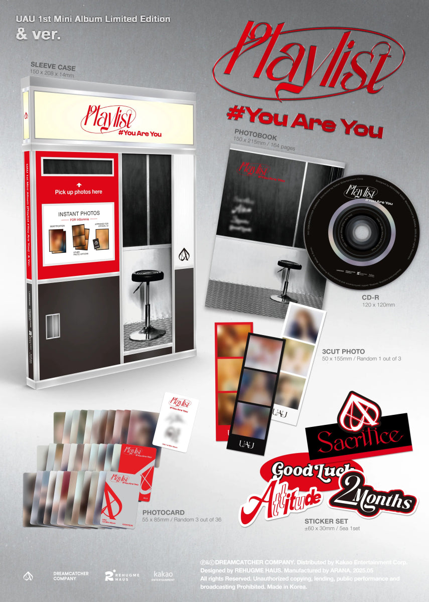 UAU (Dreamcatcher) - 1st mini album [Playlist #You Are You] (& ver.) (Limited Ver.)