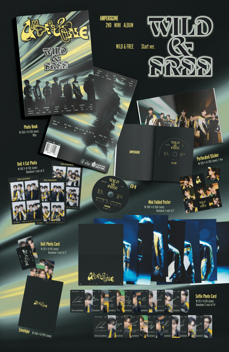 Album – AMPERS&ONE – 2nd Mini Album WILD & FREE (Start Ver.) | FNC Entertainment | K - Boo