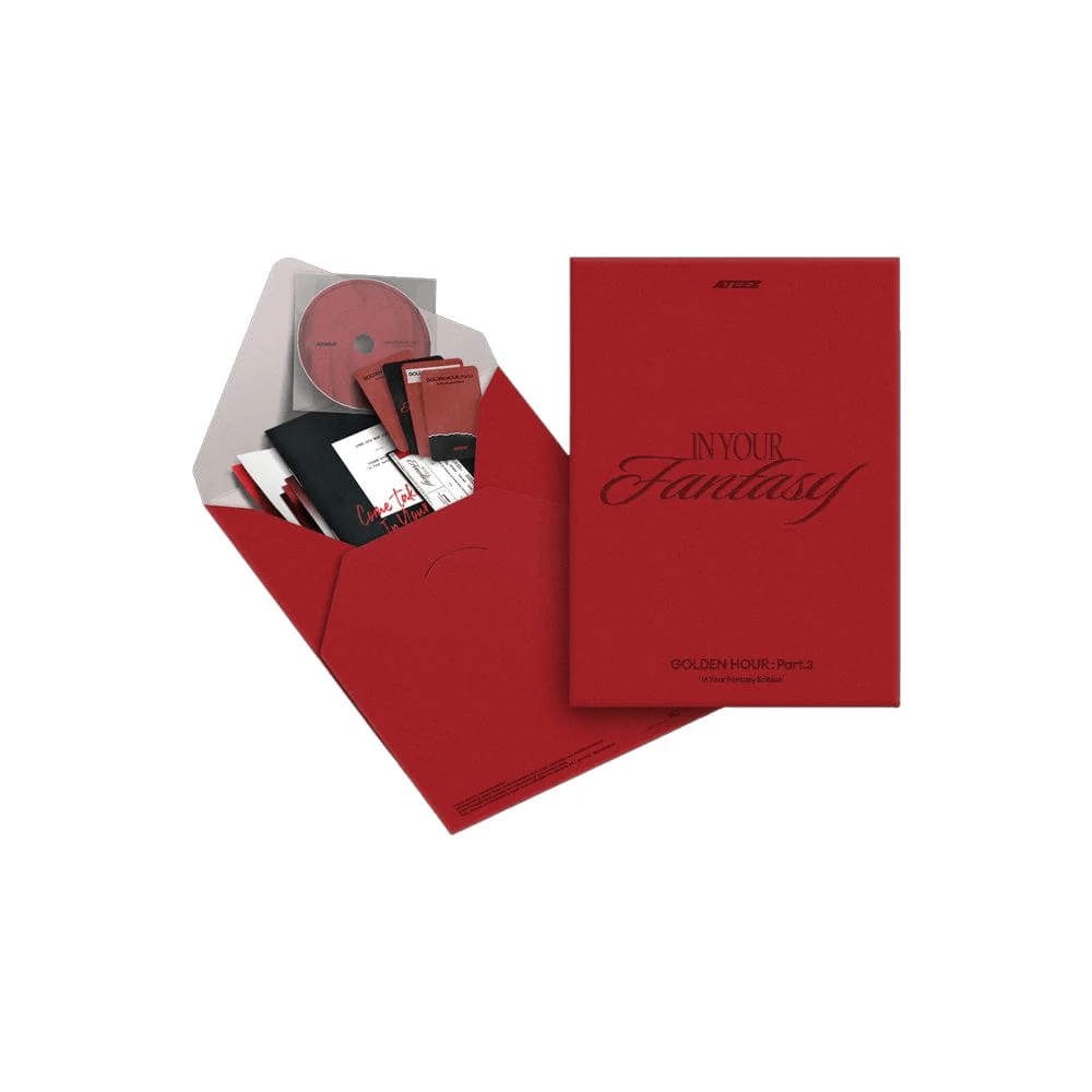 Album – ATEEZ - 12th Mini Album GOLDEN HOUR Part 3 In Your Fantasy Edition (Limited) | KQ entertainment | K - Boo