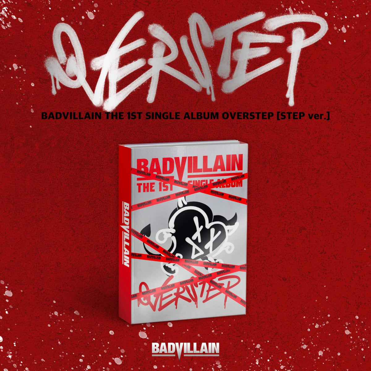 Album – BADVILLAIN - 1st Single Album [OVERSTEP] | BPM Entertainment | K - Boo